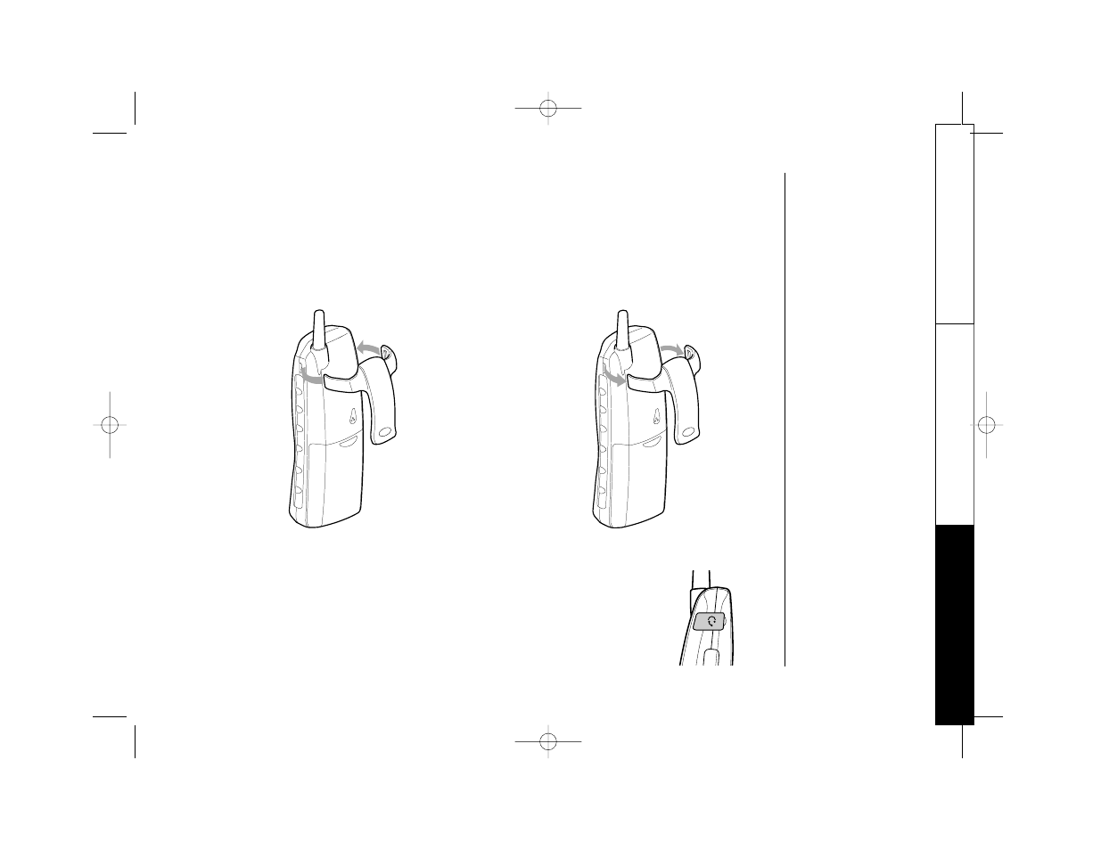 Installing the beltclip, Headset installation | Uniden TRU 3465 User Manual | Page 43 / 52