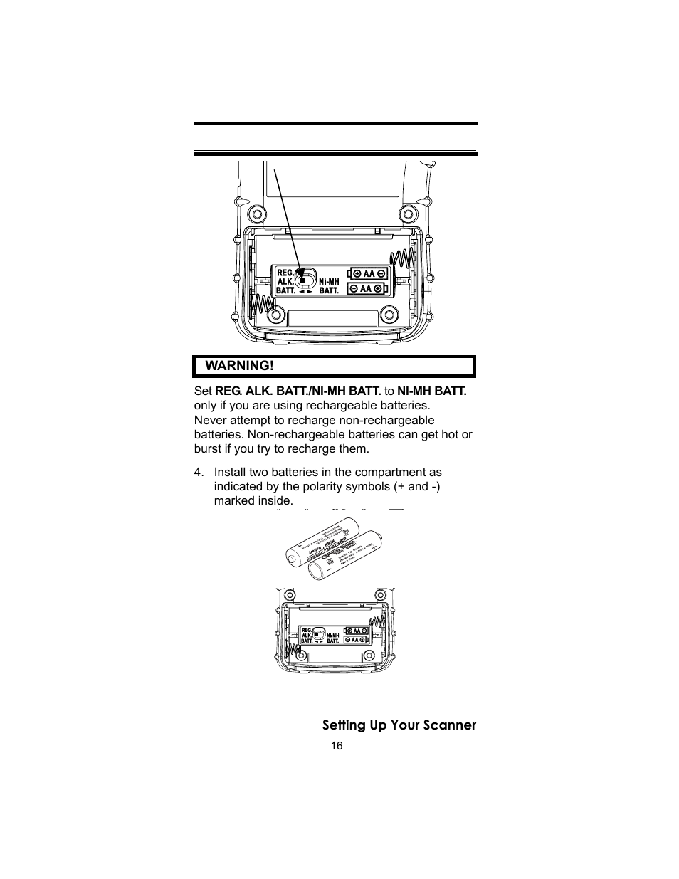 Uniden UBC72XLT User Manual | Page 16 / 56