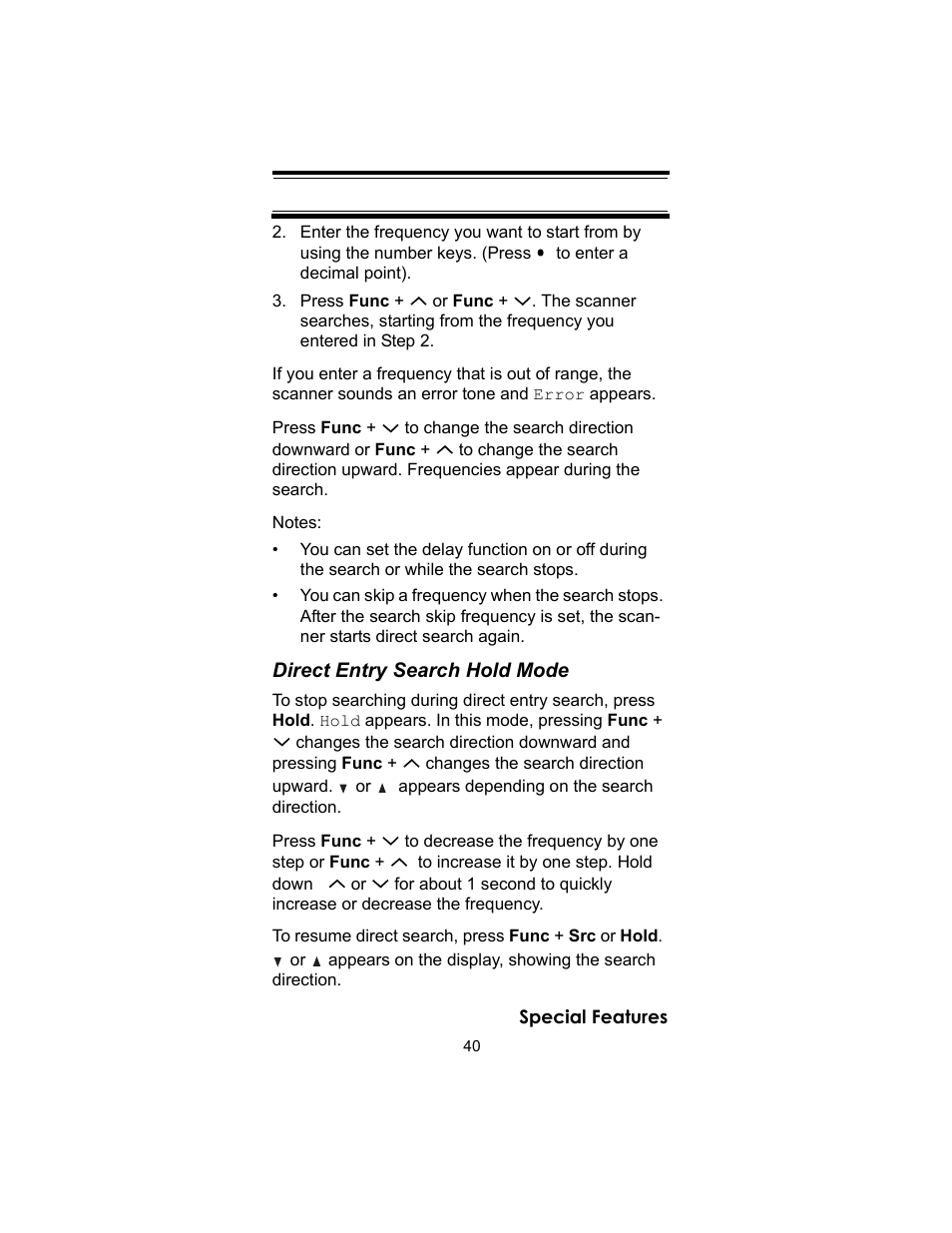 Uniden UBC72XLT User Manual | Page 40 / 56