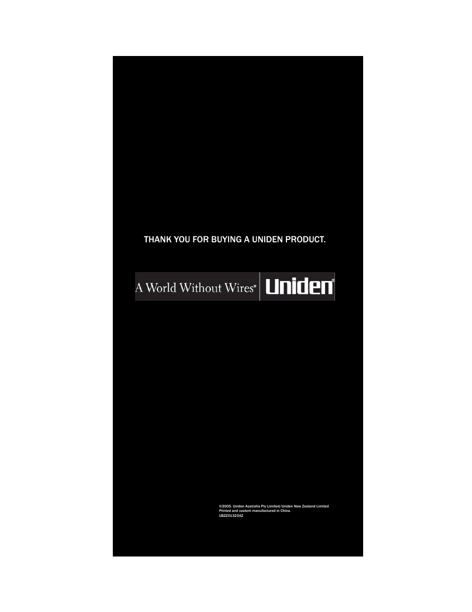 Uniden UBC72XLT User Manual | Page 56 / 56