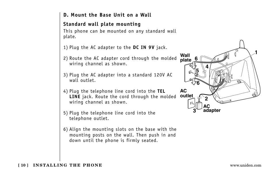 Uniden EXa15580 User Manual | Page 10 / 64
