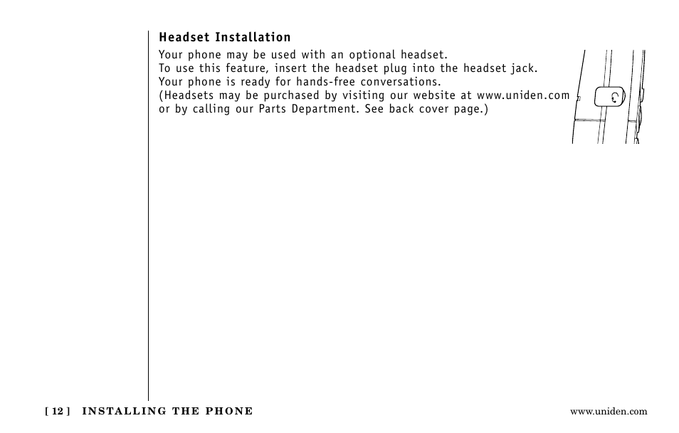 Uniden EXa15580 User Manual | Page 12 / 64