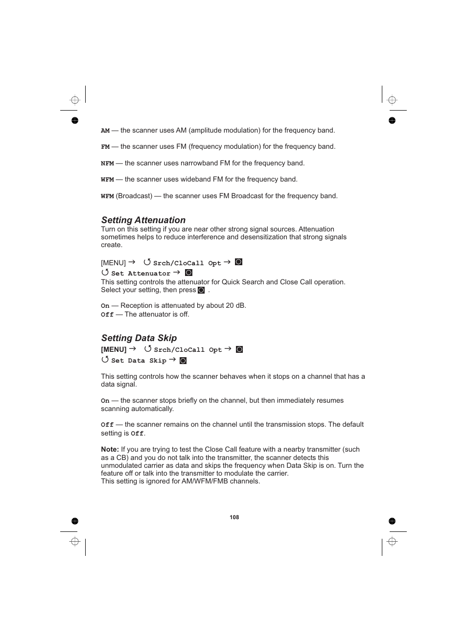 Uniden UBCD996T User Manual | Page 108 / 176