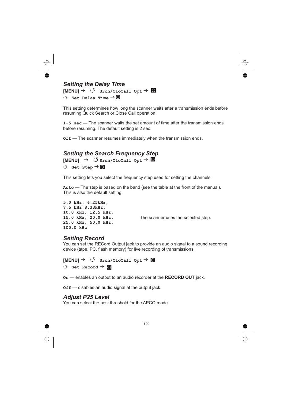 Uniden UBCD996T User Manual | Page 109 / 176