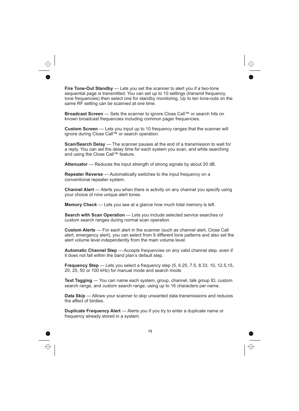 Uniden UBCD996T User Manual | Page 13 / 176
