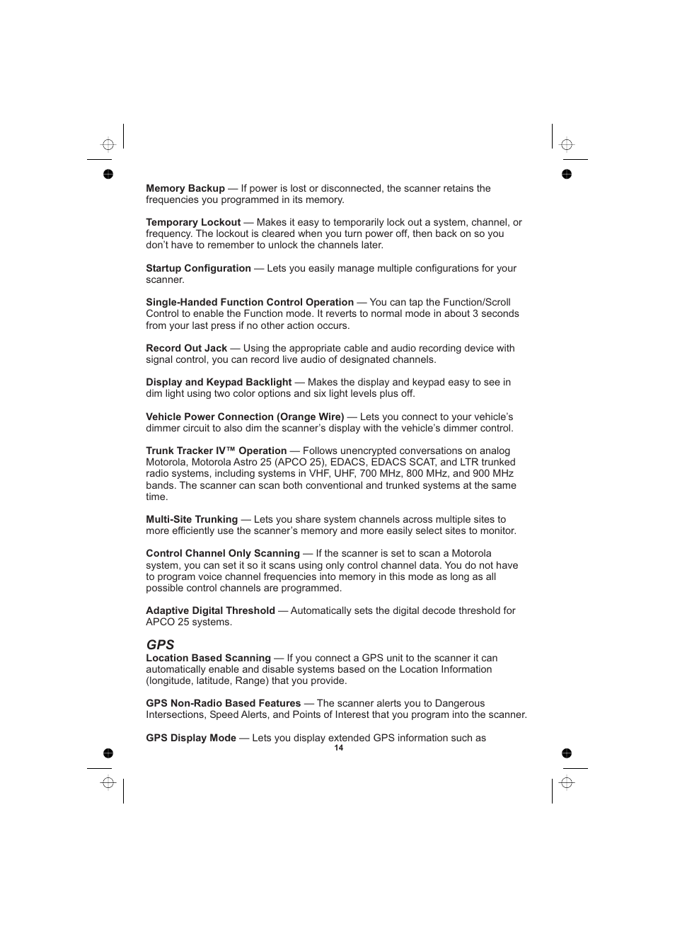 Uniden UBCD996T User Manual | Page 14 / 176