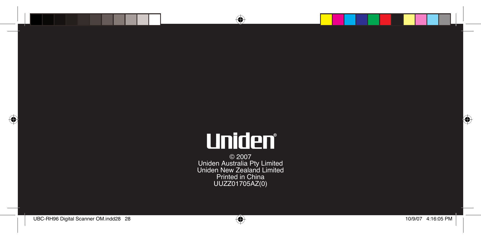 Uniden UBCD996T User Manual | Page 176 / 176