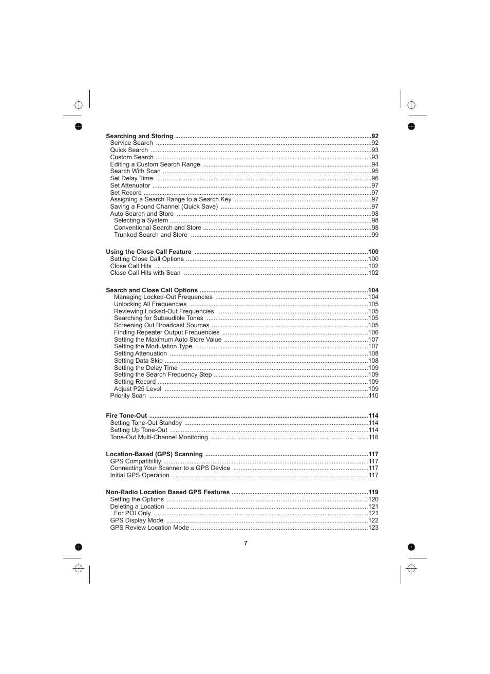 Uniden UBCD996T User Manual | Page 7 / 176