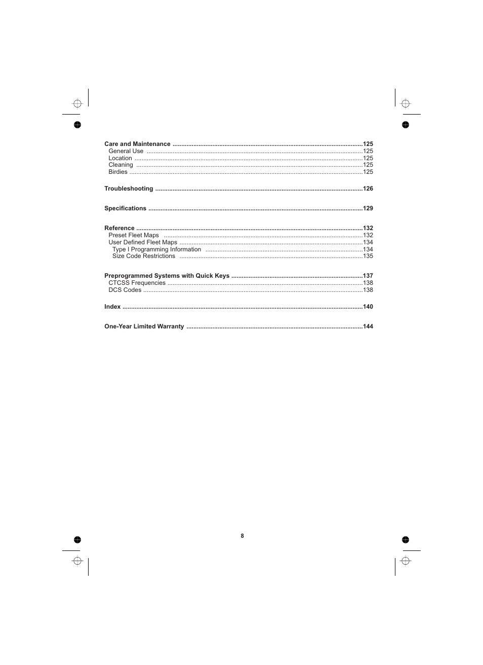 Uniden UBCD996T User Manual | Page 8 / 176