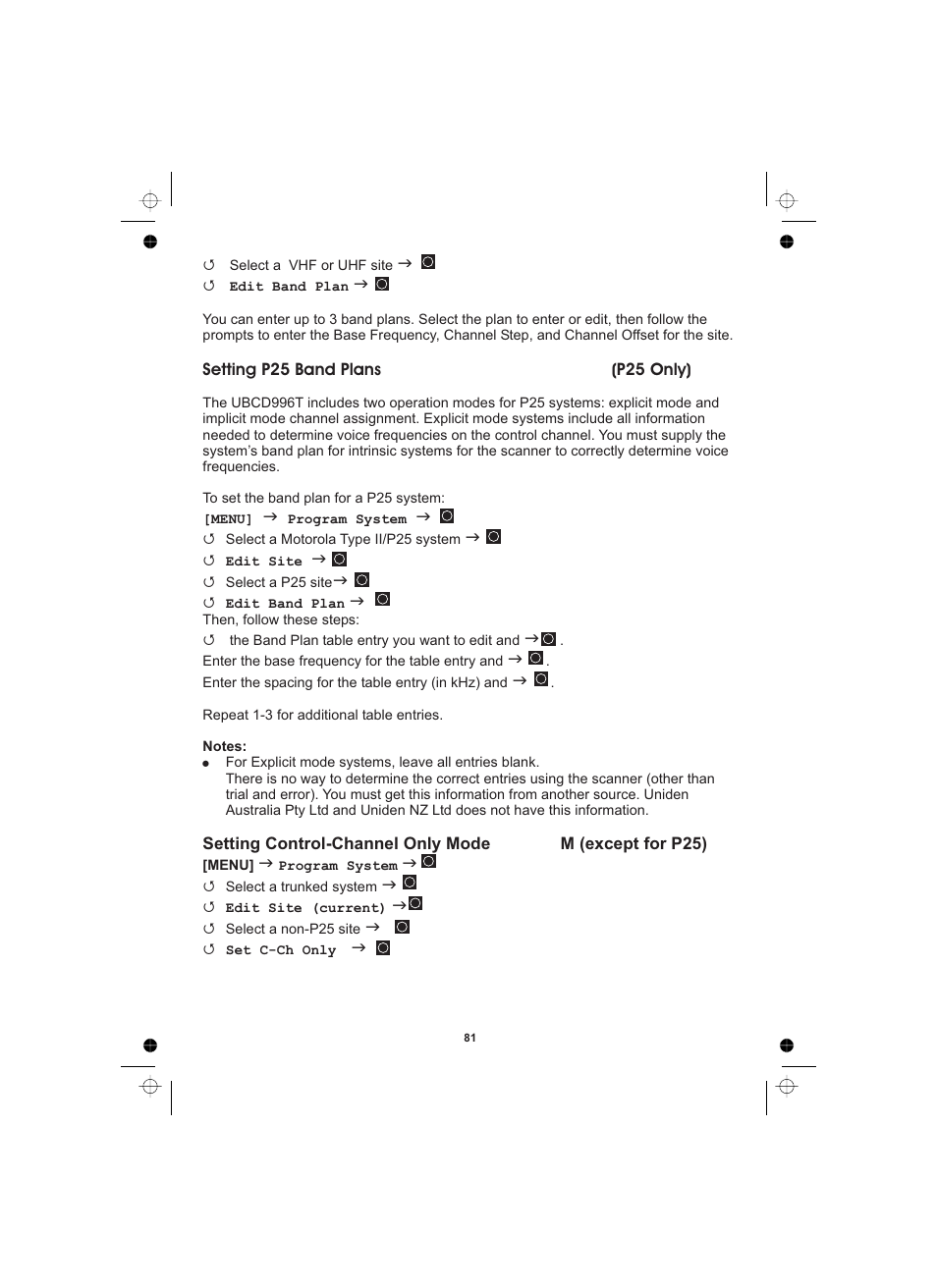 Uniden UBCD996T User Manual | Page 81 / 176
