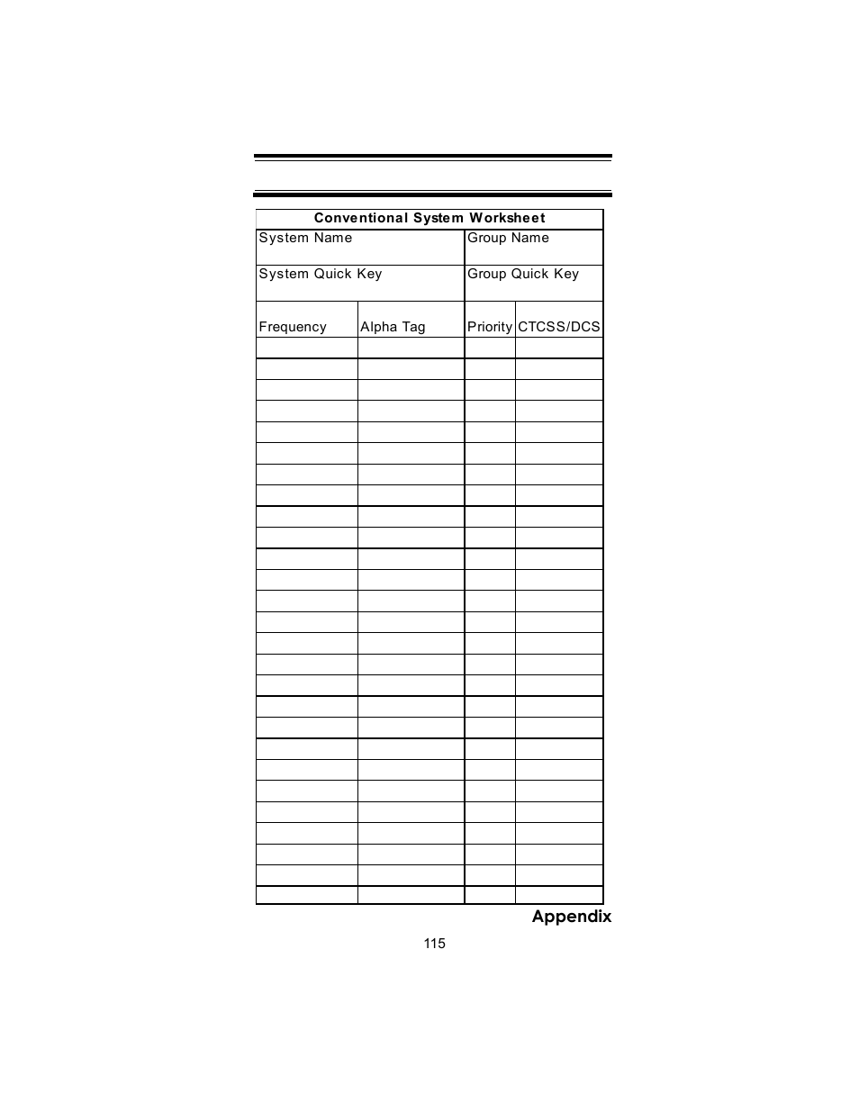 Uniden BC246T User Manual | Page 115 / 140