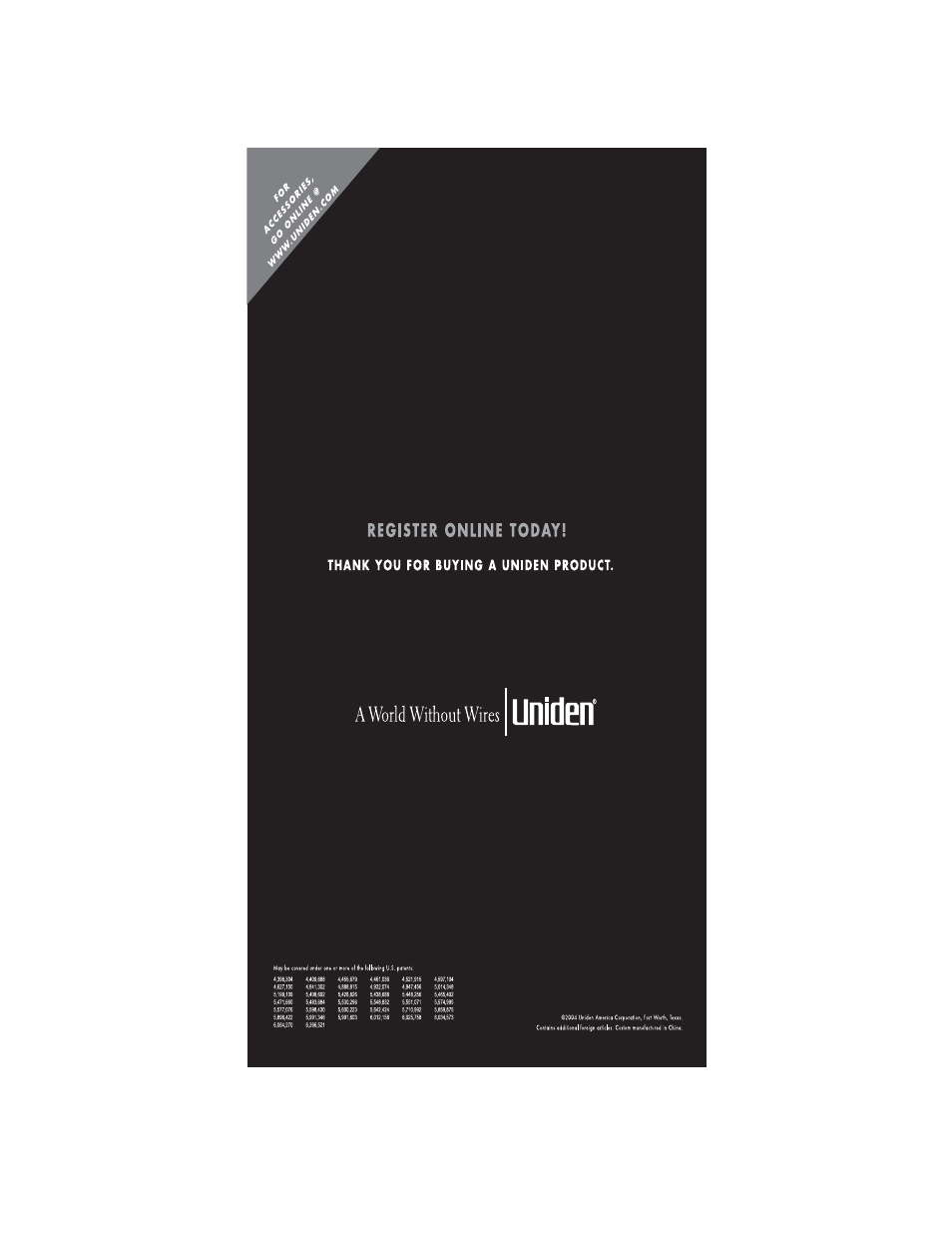 Uniden BC246T User Manual | Page 140 / 140