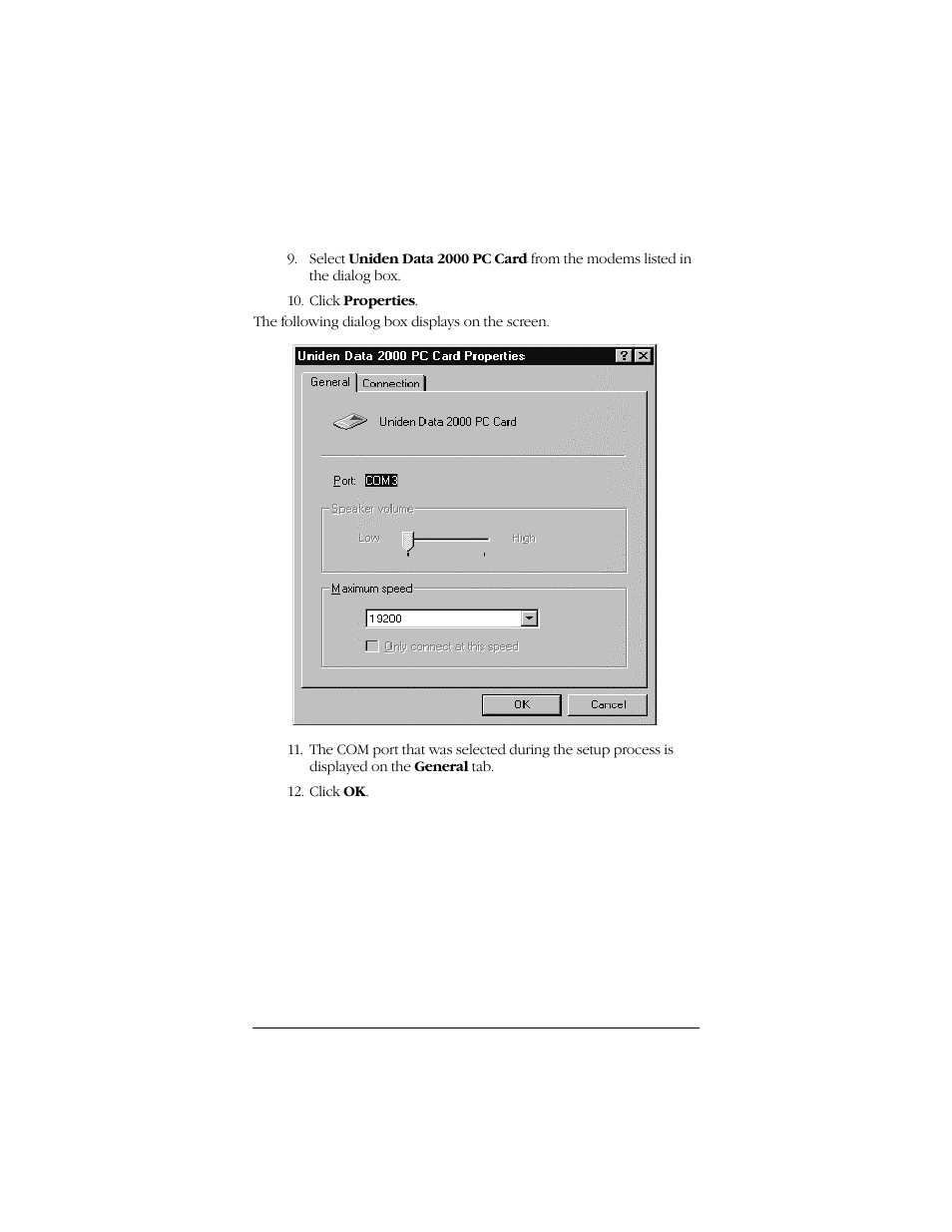 Uniden Data 2000 Wireless CDPD PC Card User Manual | Page 17 / 99