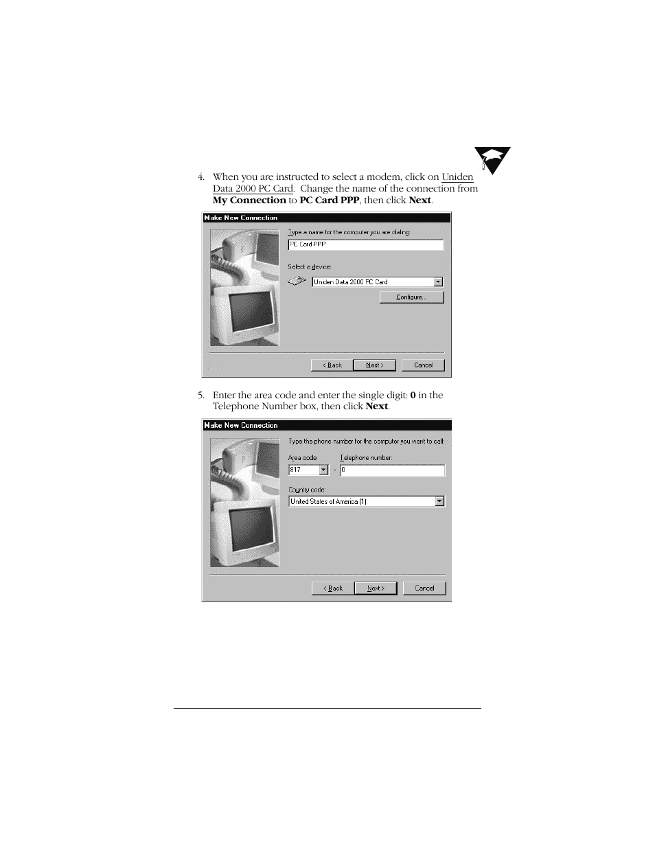 Uniden Data 2000 Wireless CDPD PC Card User Manual | Page 37 / 99