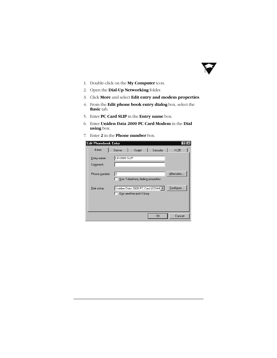 Uniden Data 2000 Wireless CDPD PC Card User Manual | Page 51 / 99