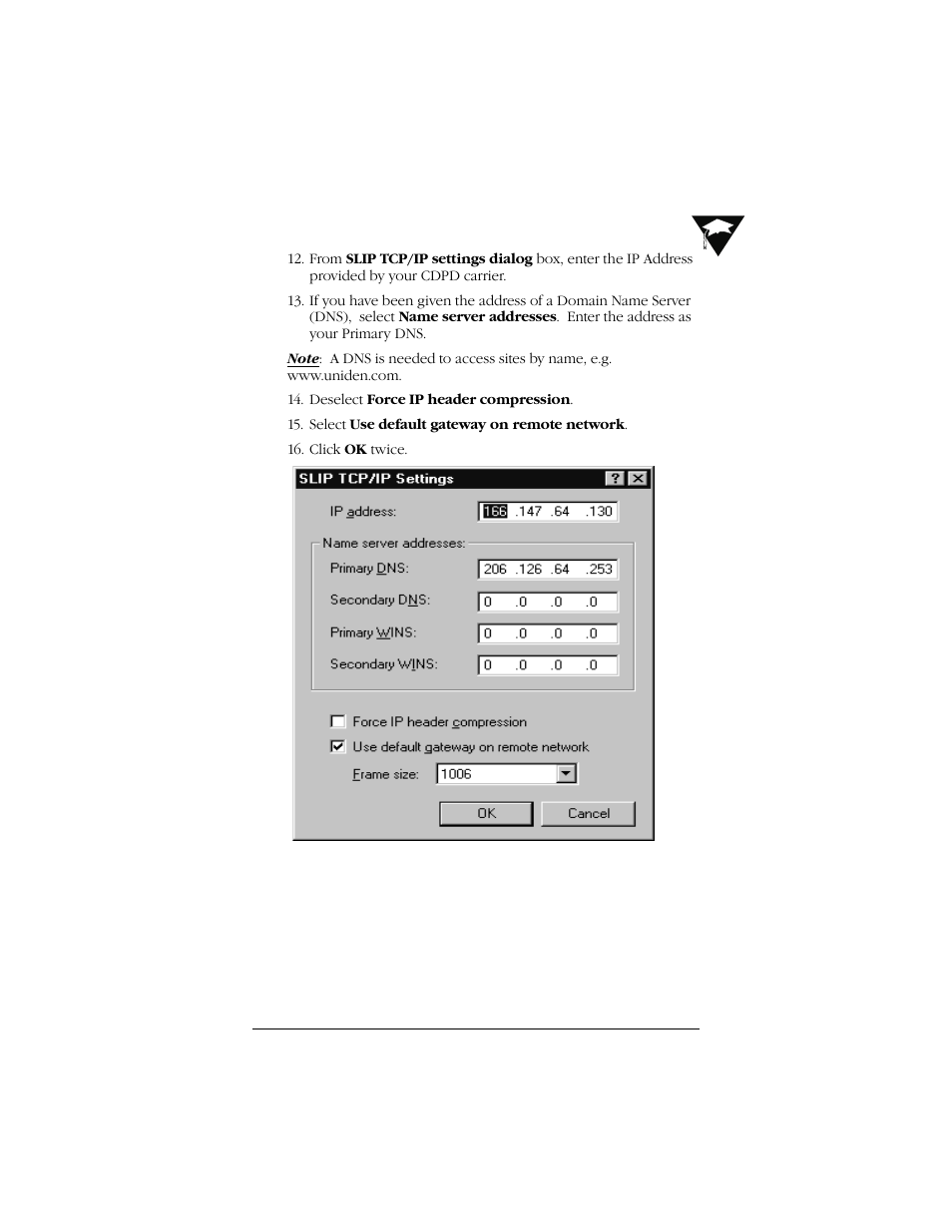 Uniden Data 2000 Wireless CDPD PC Card User Manual | Page 53 / 99