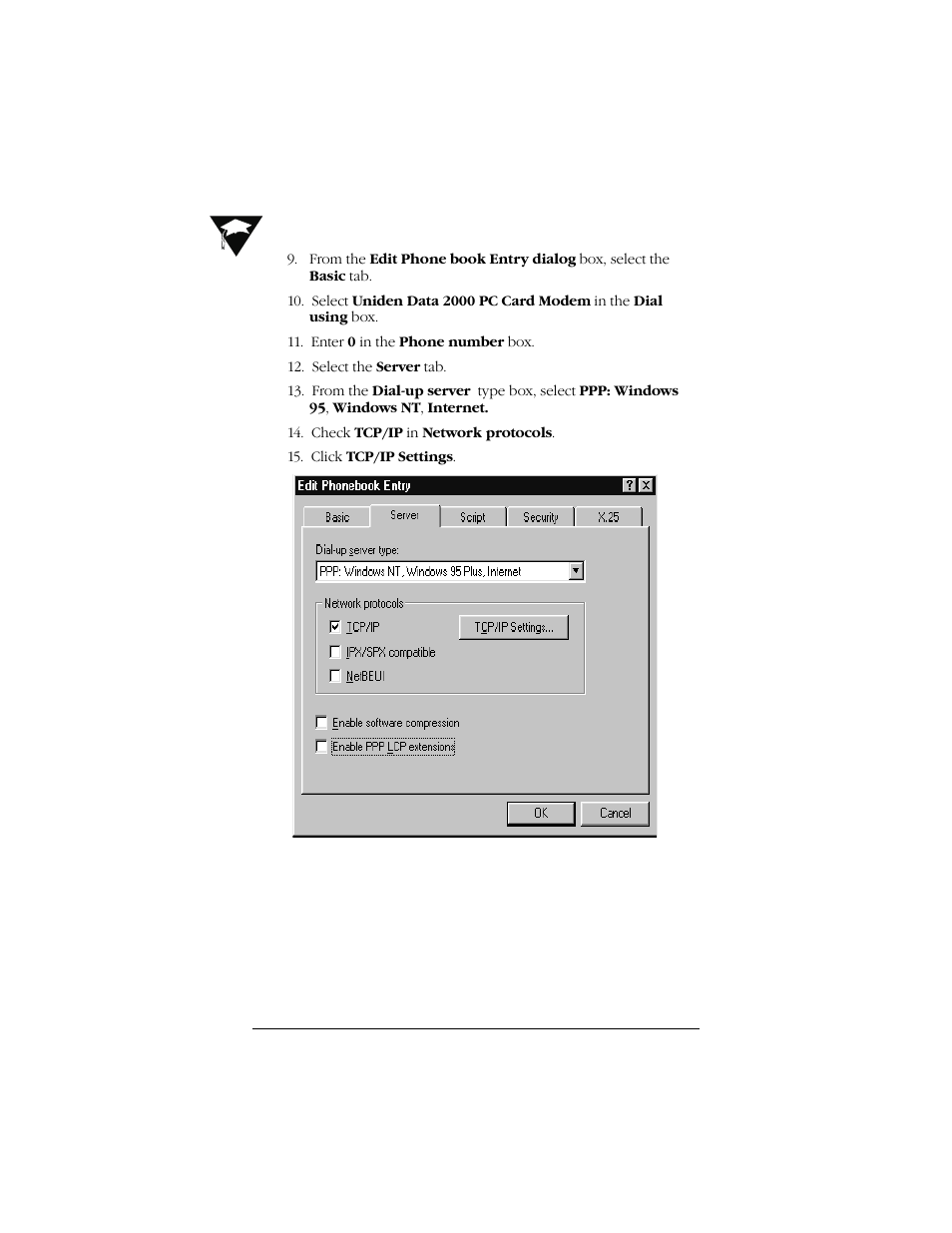 Uniden Data 2000 Wireless CDPD PC Card User Manual | Page 56 / 99