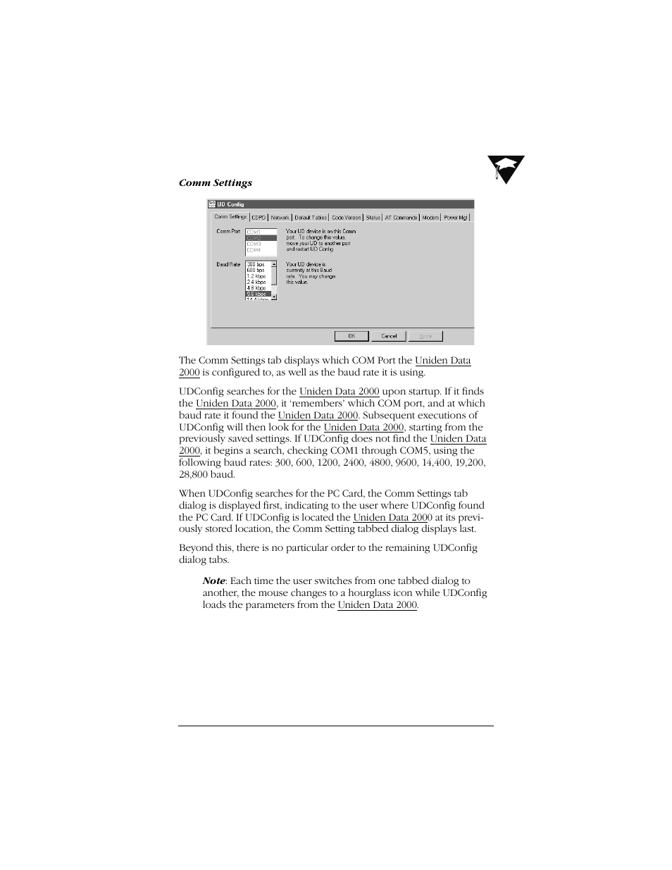Uniden Data 2000 Wireless CDPD PC Card User Manual | Page 69 / 99