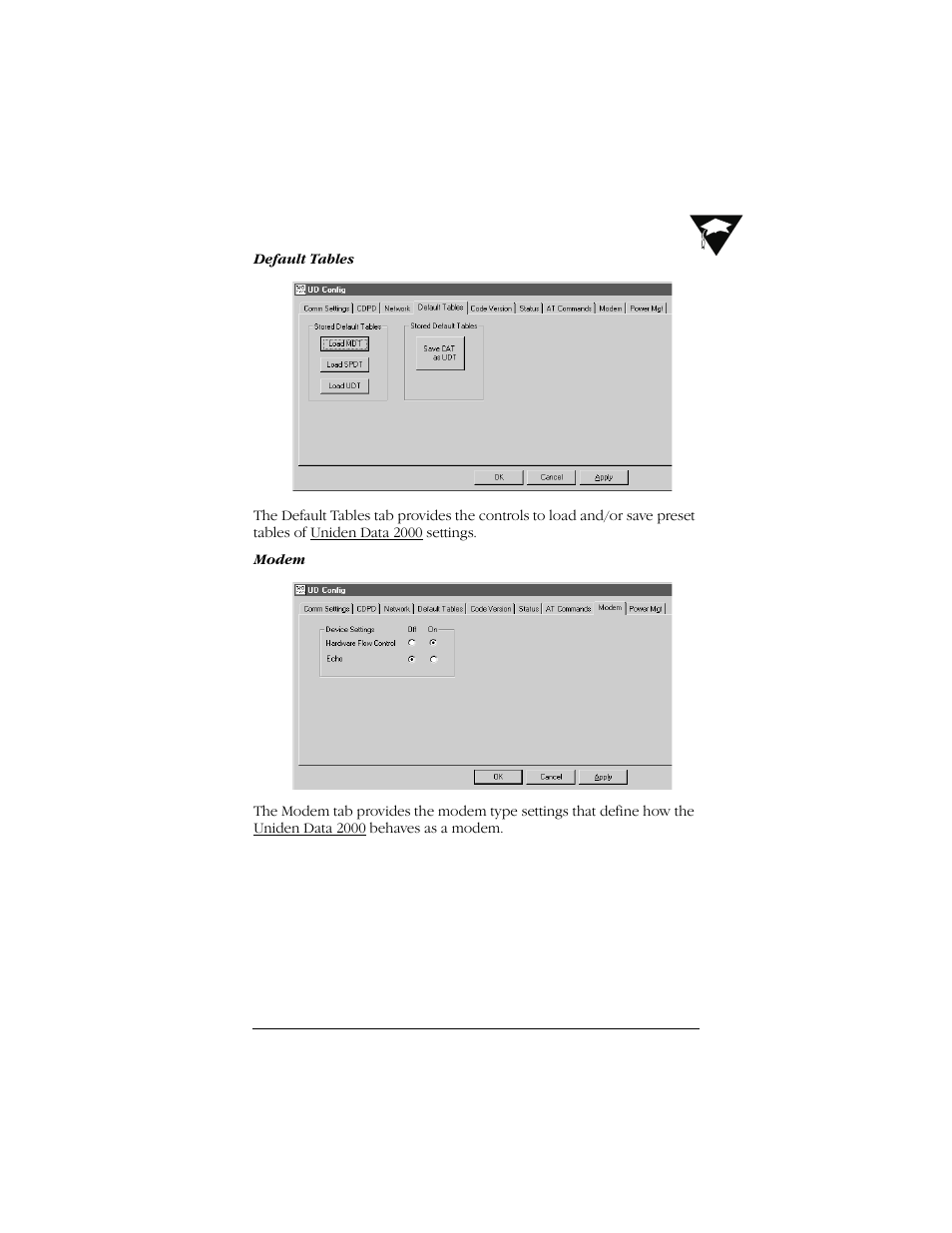 Uniden Data 2000 Wireless CDPD PC Card User Manual | Page 71 / 99