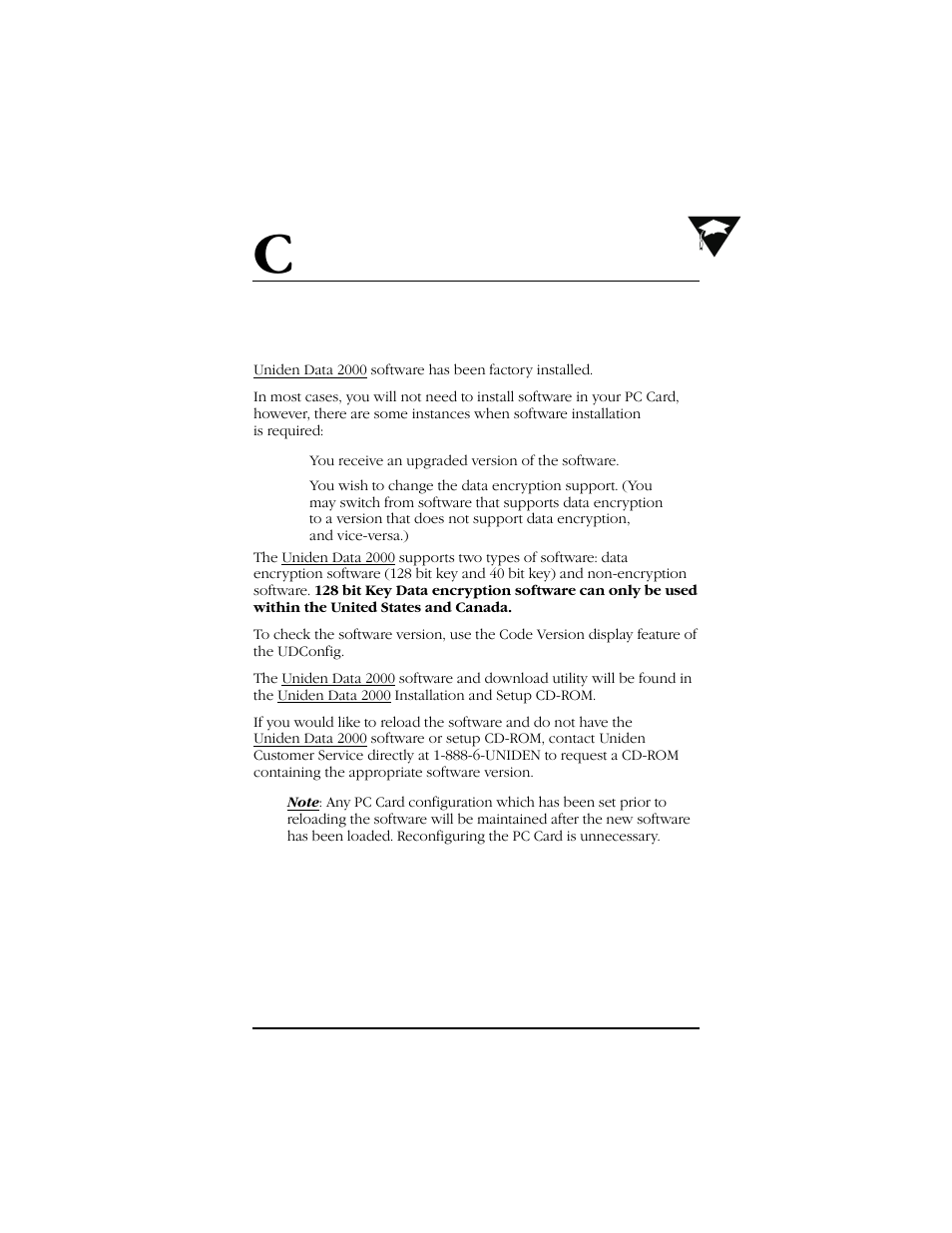 Appendix: software | Uniden Data 2000 Wireless CDPD PC Card User Manual | Page 79 / 99