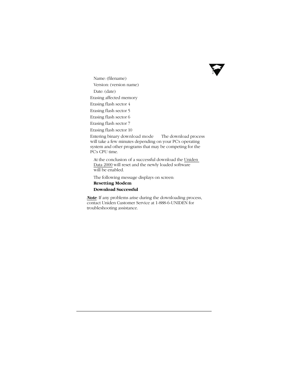 Uniden Data 2000 Wireless CDPD PC Card User Manual | Page 81 / 99