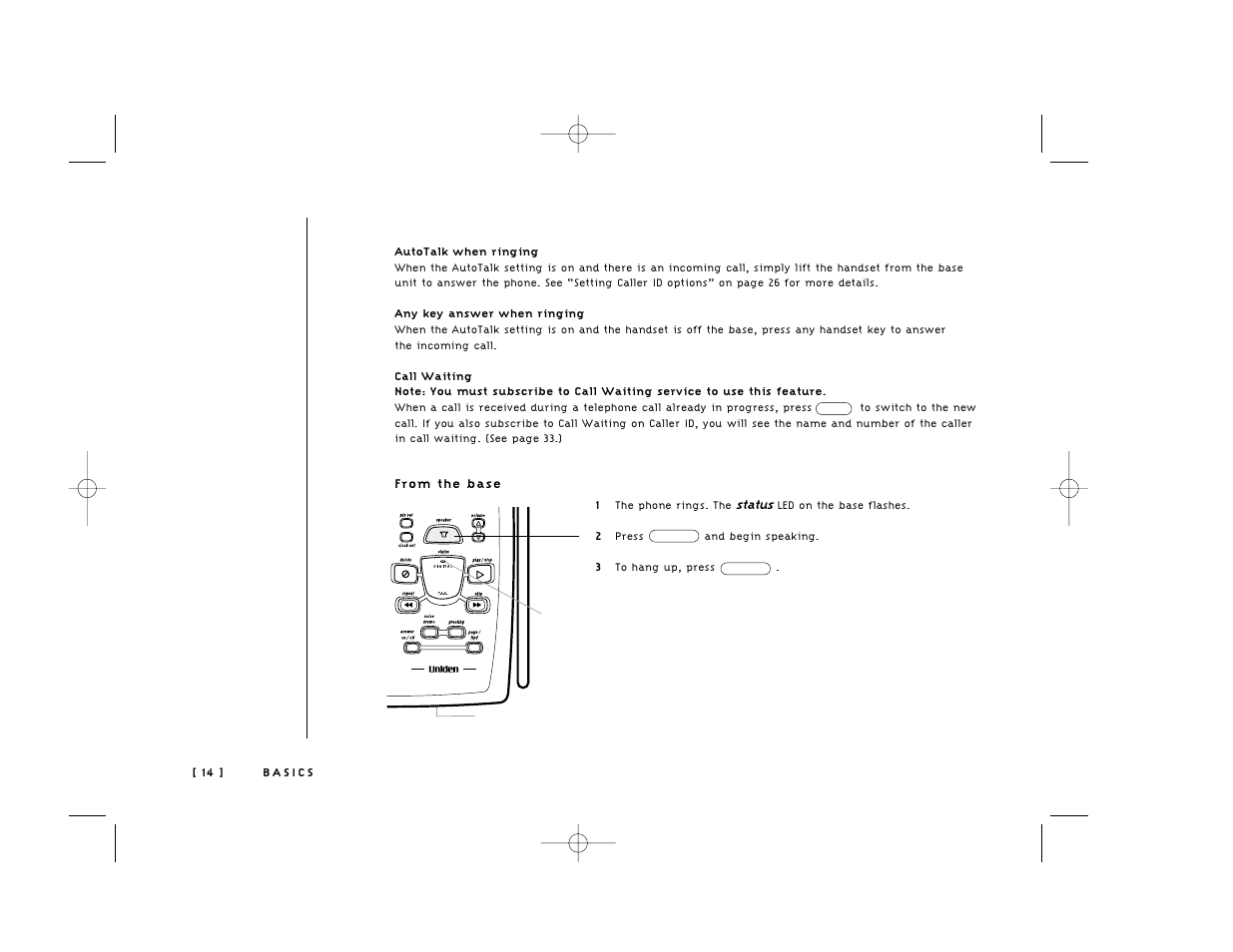 Uniden 248 User Manual | Page 16 / 56