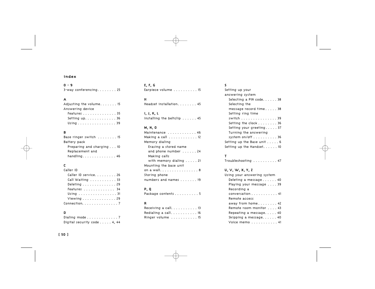 Uniden 248 User Manual | Page 52 / 56