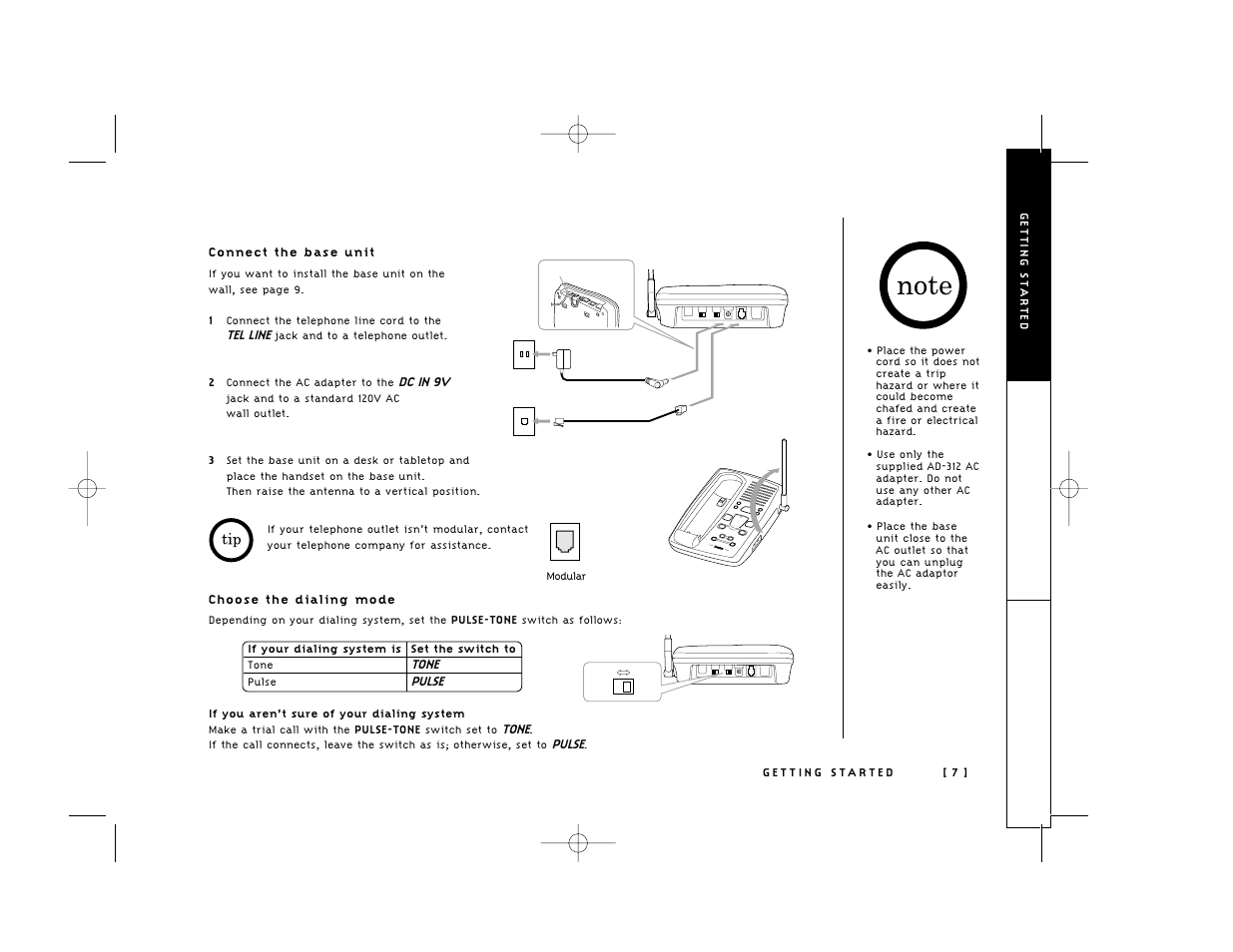 Uniden 248 User Manual | Page 9 / 56