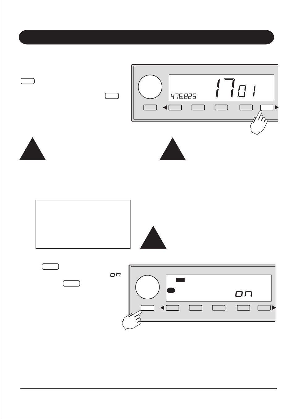 Operation, Wide band scanning | Uniden UH013 User Manual | Page 14 / 19