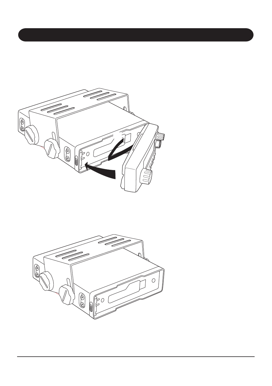 Bc d e a, Mounting options | Uniden UH013 User Manual | Page 7 / 19