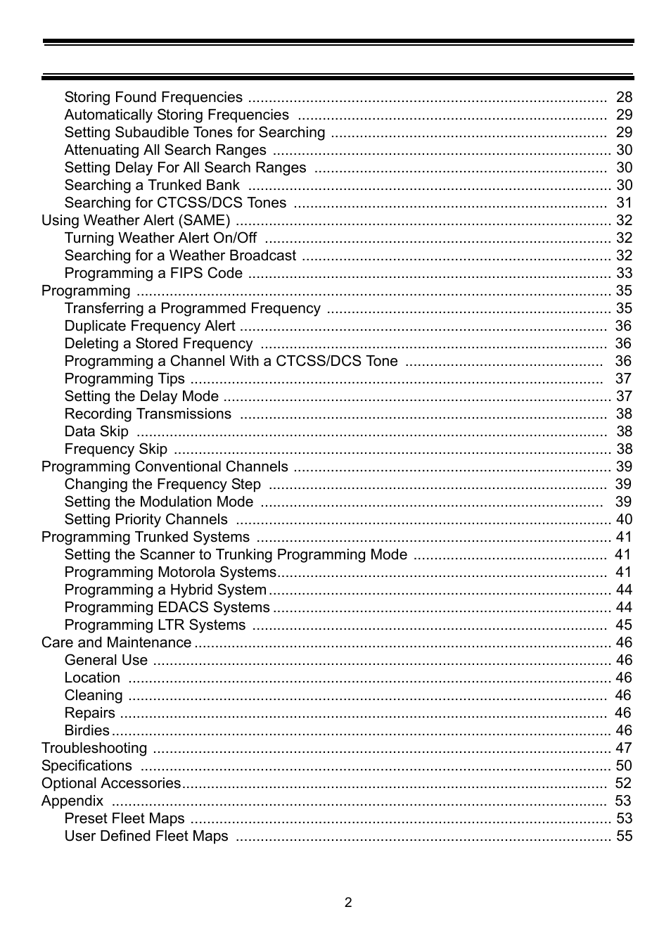 Uniden BC898T User Manual | Page 5 / 64