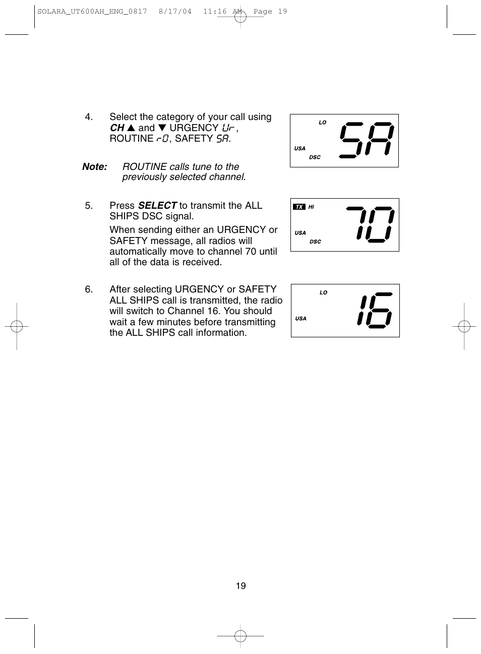 Uniden Solara DSC User Manual | Page 21 / 32