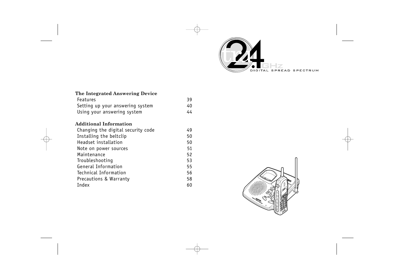 Uniden TITANIUM 24-148 User Manual | Page 3 / 64