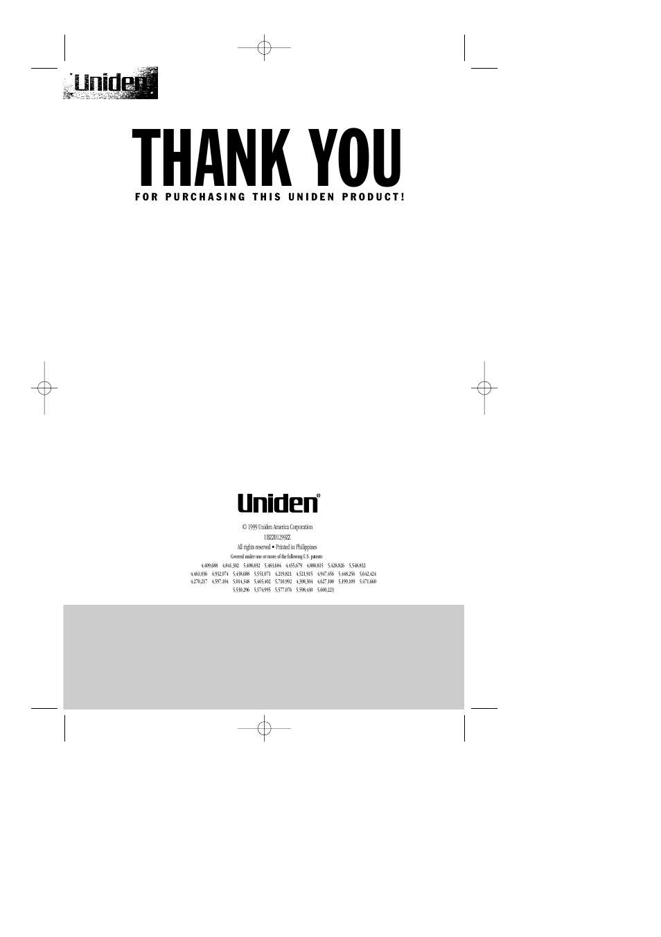 Uniden BC248CLT User Manual | Page 42 / 42