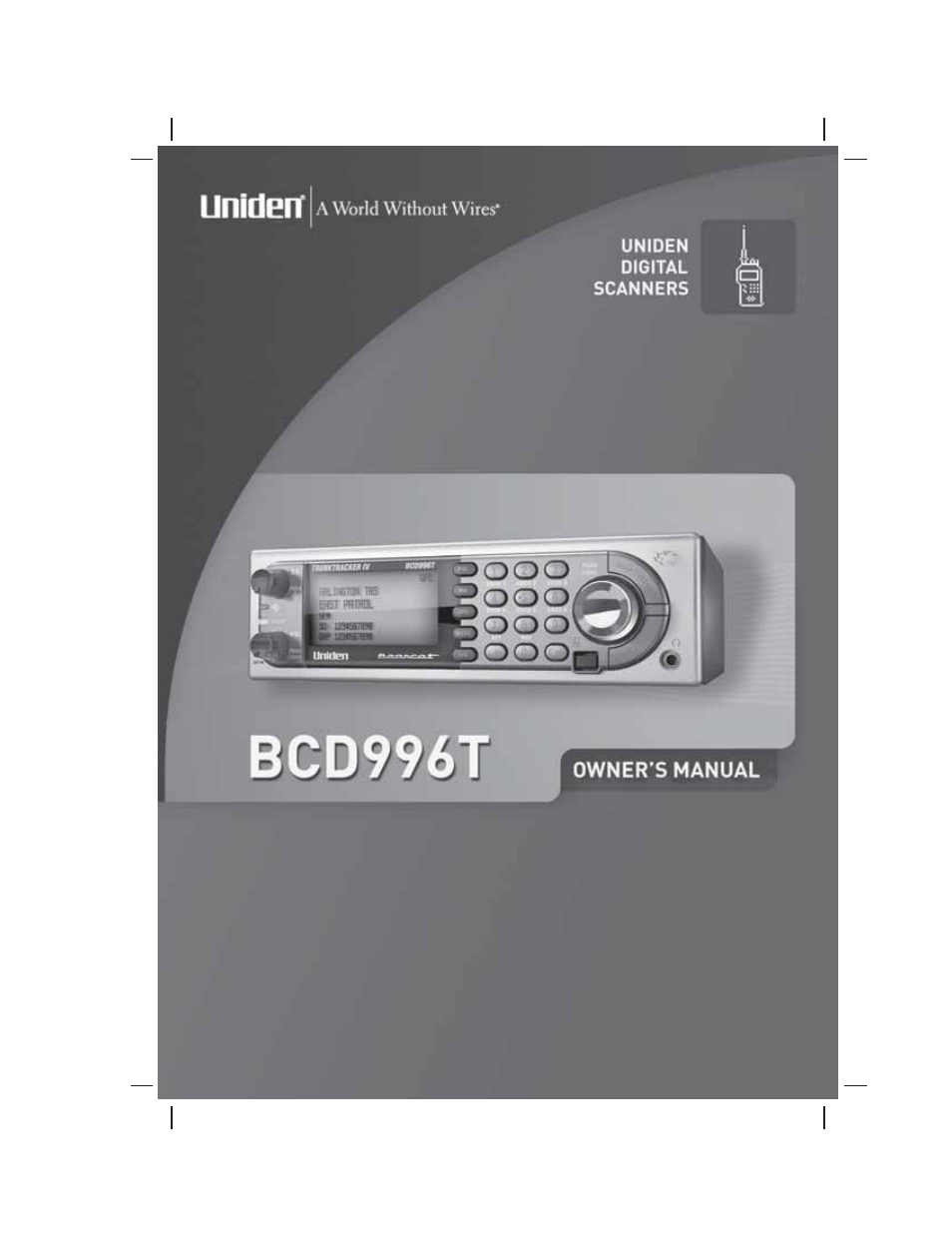 Uniden BCD996T User Manual | 152 pages