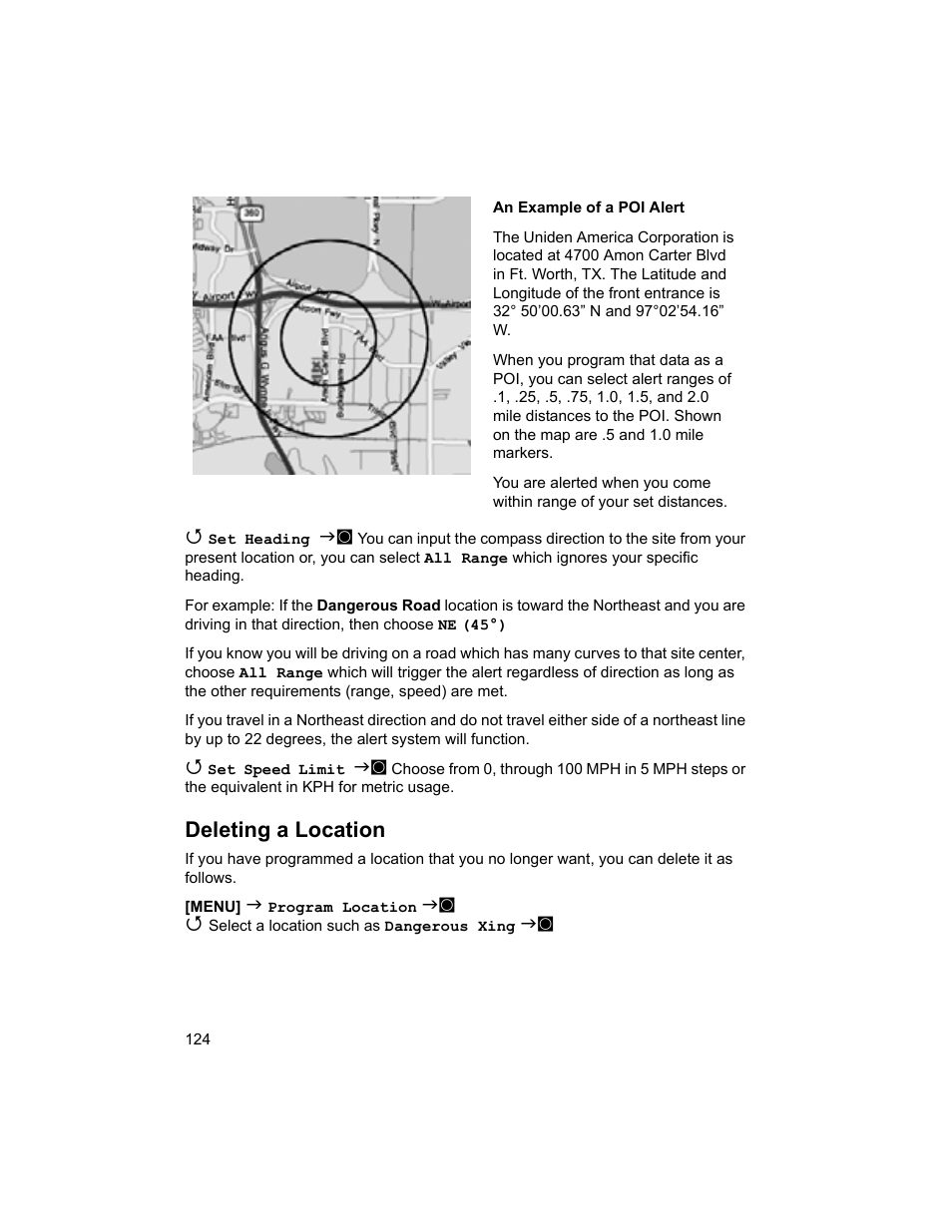 Deleting a location | Uniden BCD996T User Manual | Page 124 / 152