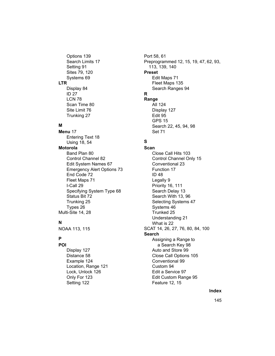 Uniden BCD996T User Manual | Page 145 / 152