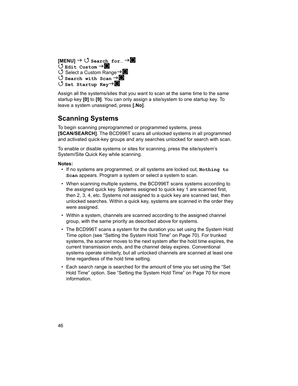 Scanning systems | Uniden BCD996T User Manual | Page 46 / 152