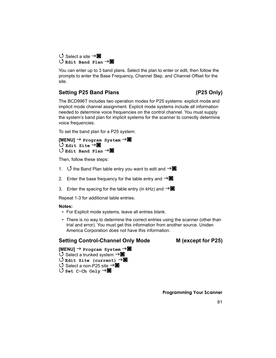 Uniden BCD996T User Manual | Page 81 / 152