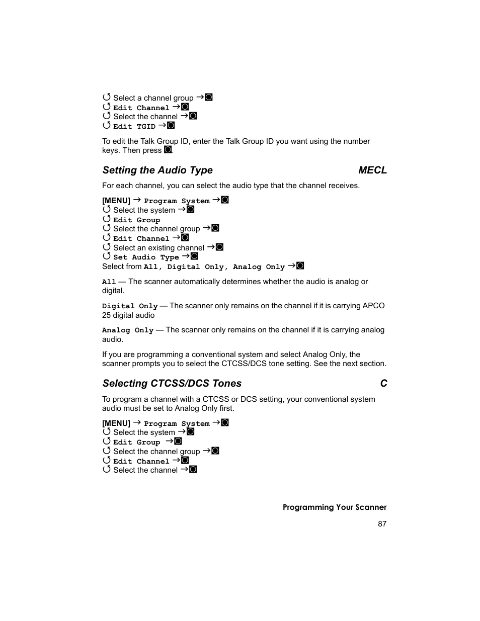 Uniden BCD996T User Manual | Page 87 / 152