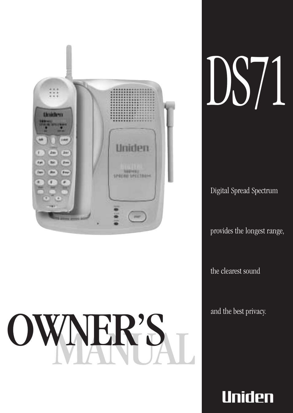 Uniden DS71 User Manual | 32 pages