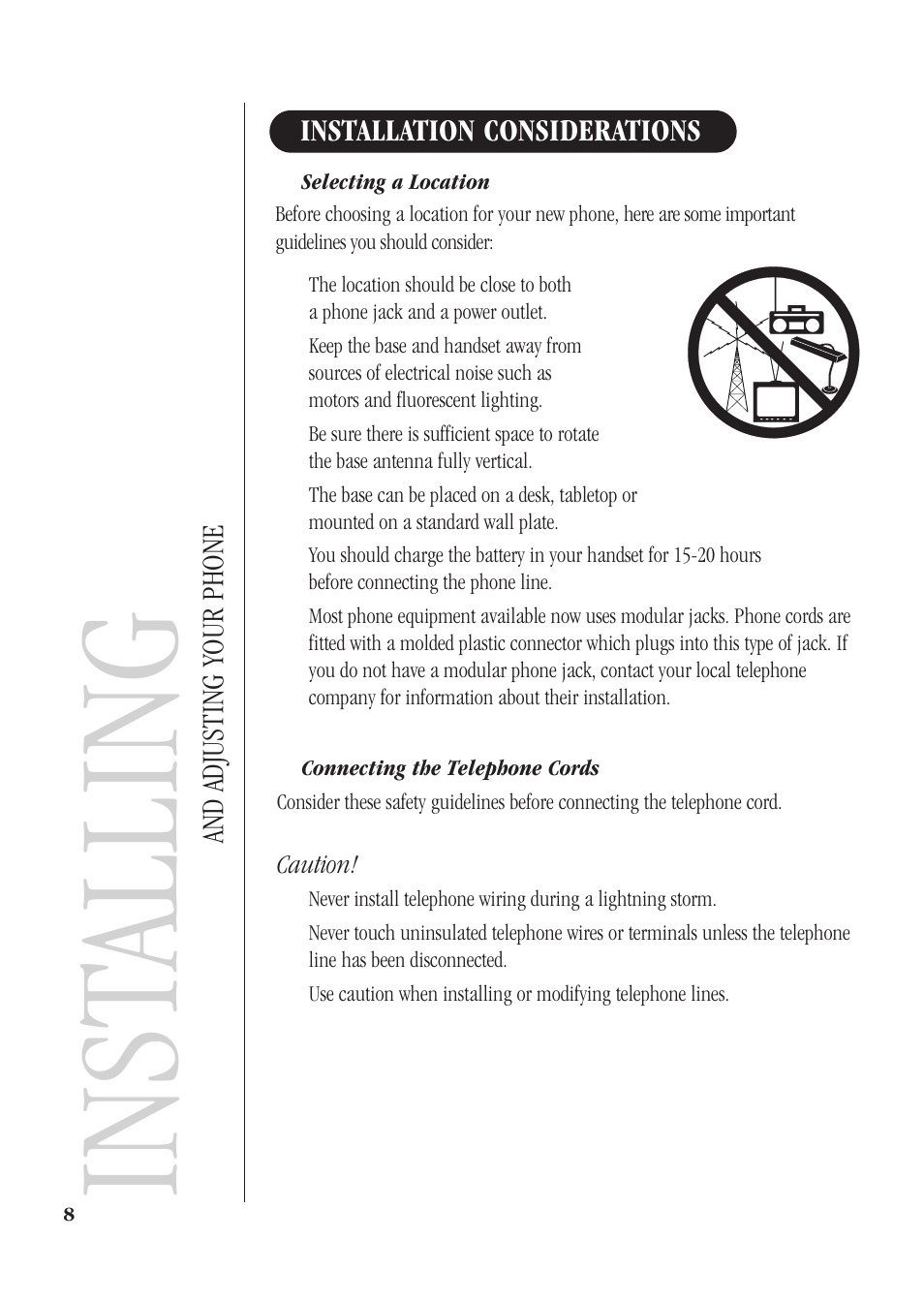 Inst alling | Uniden DS71 User Manual | Page 10 / 32