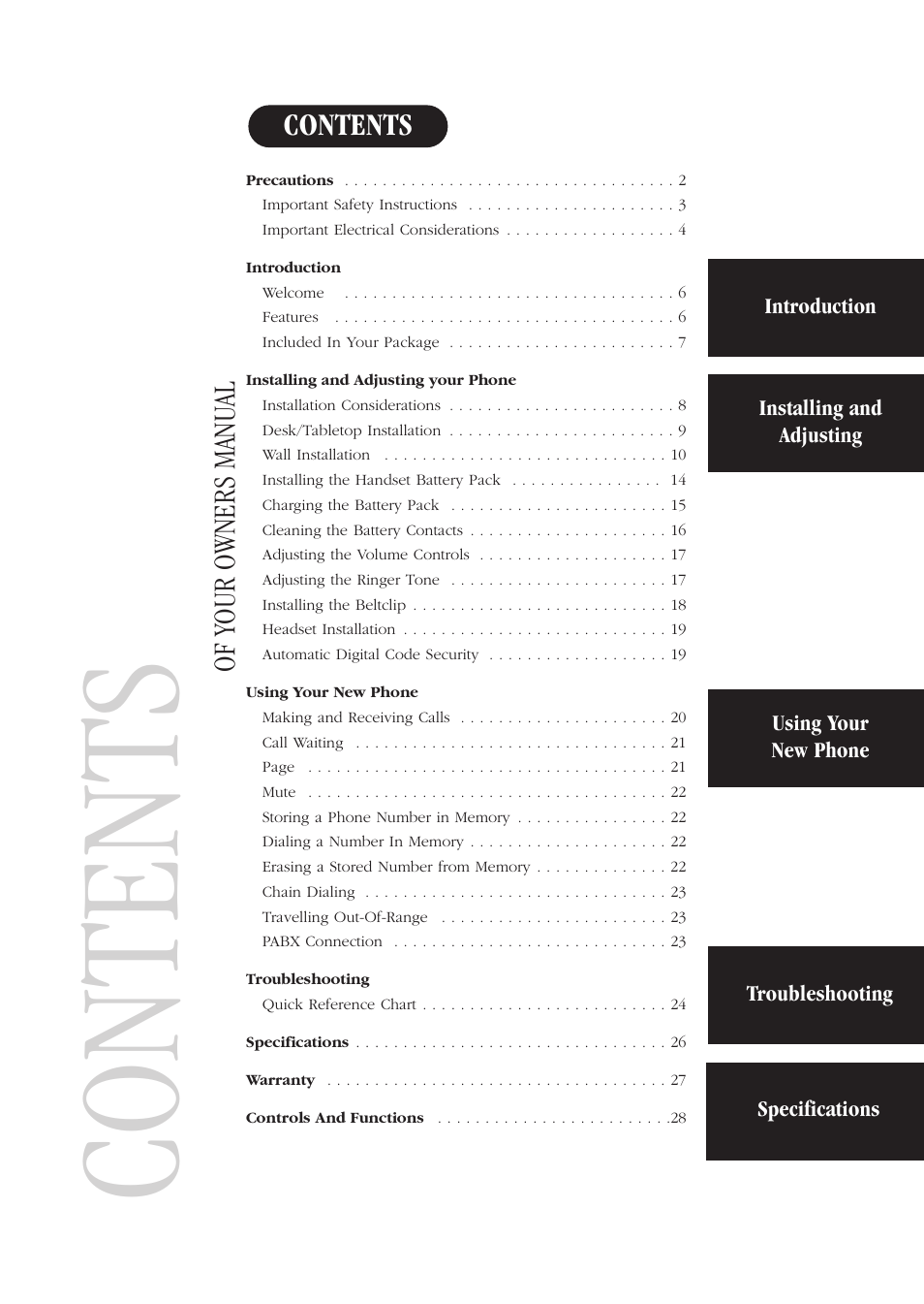 Uniden DS71 User Manual | Page 3 / 32