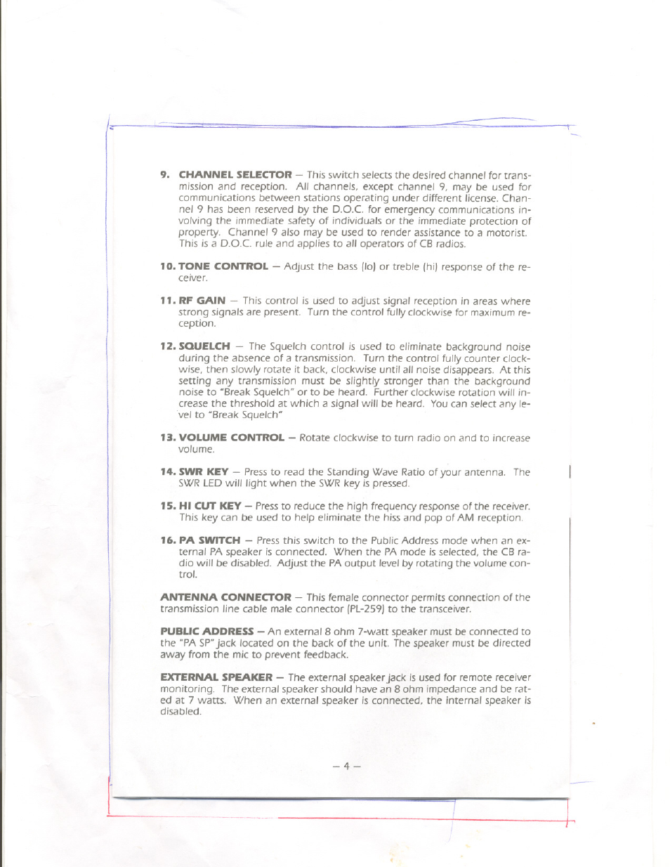 Uniden PRO 540e User Manual | Page 5 / 10