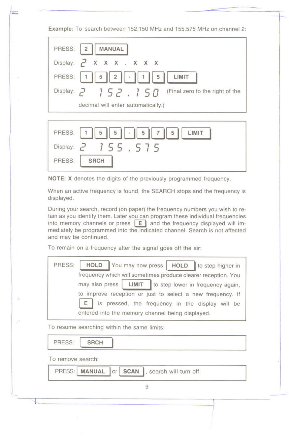 Uniden UBC 175xL User Manual | Page 9 / 14