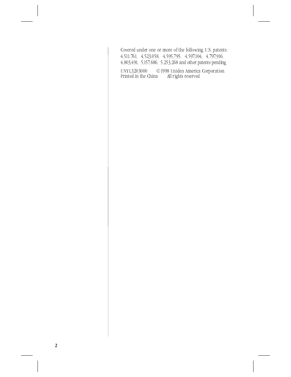 Uniden ANA9620 User Manual | Page 29 / 32