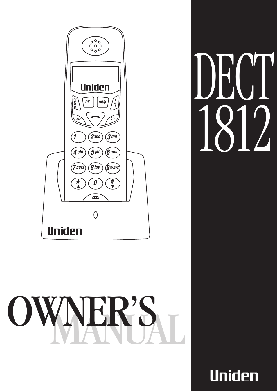 Uniden DECT 1812 User Manual | 28 pages