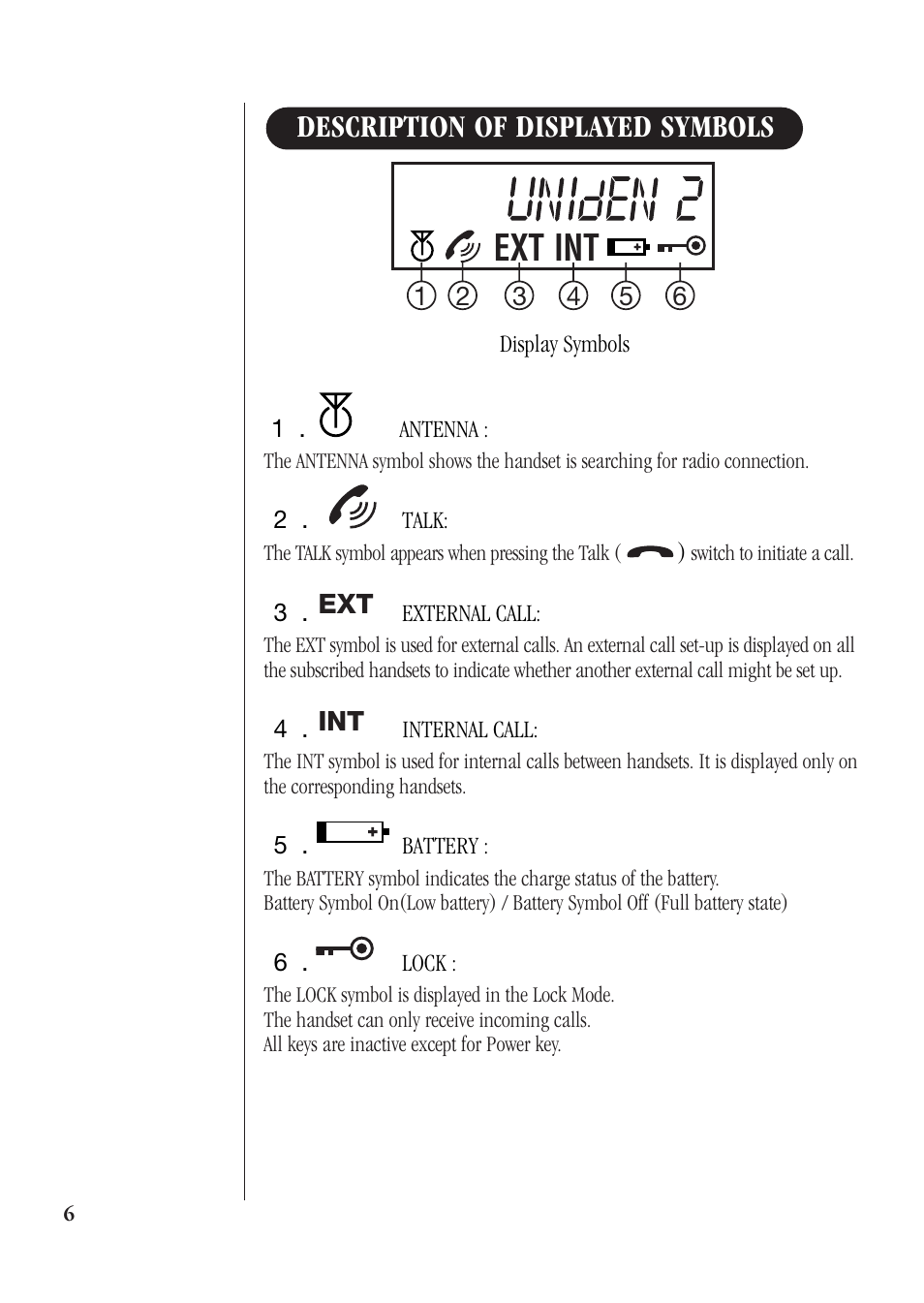 Ext int | Uniden DECT 1812 User Manual | Page 10 / 28