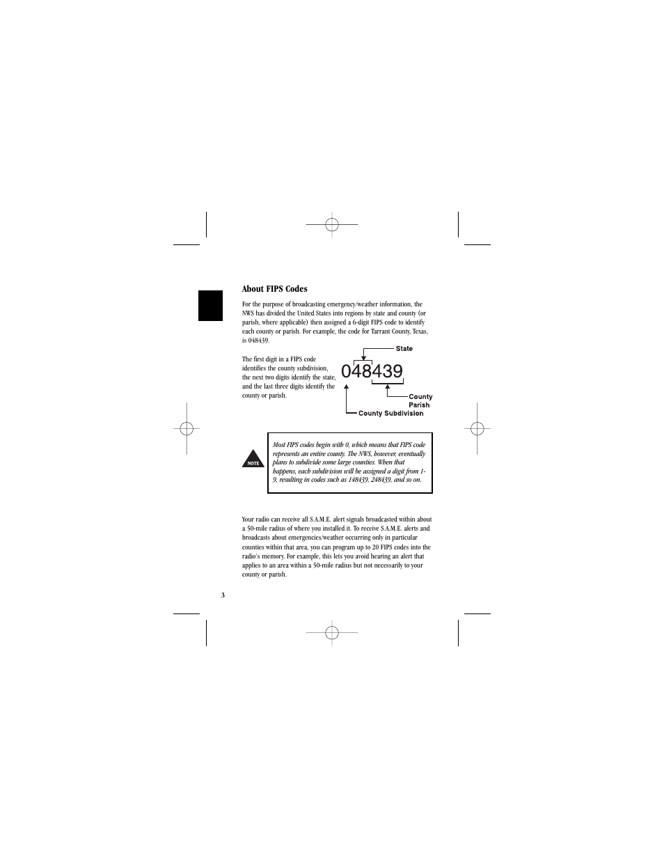 About fips codes | Uniden Radio User Manual | Page 6 / 32