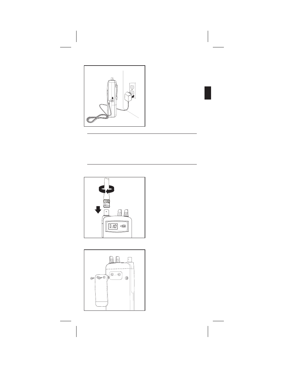 Ac adapter/charger | Uniden BC60XLT User Manual | Page 10 / 29